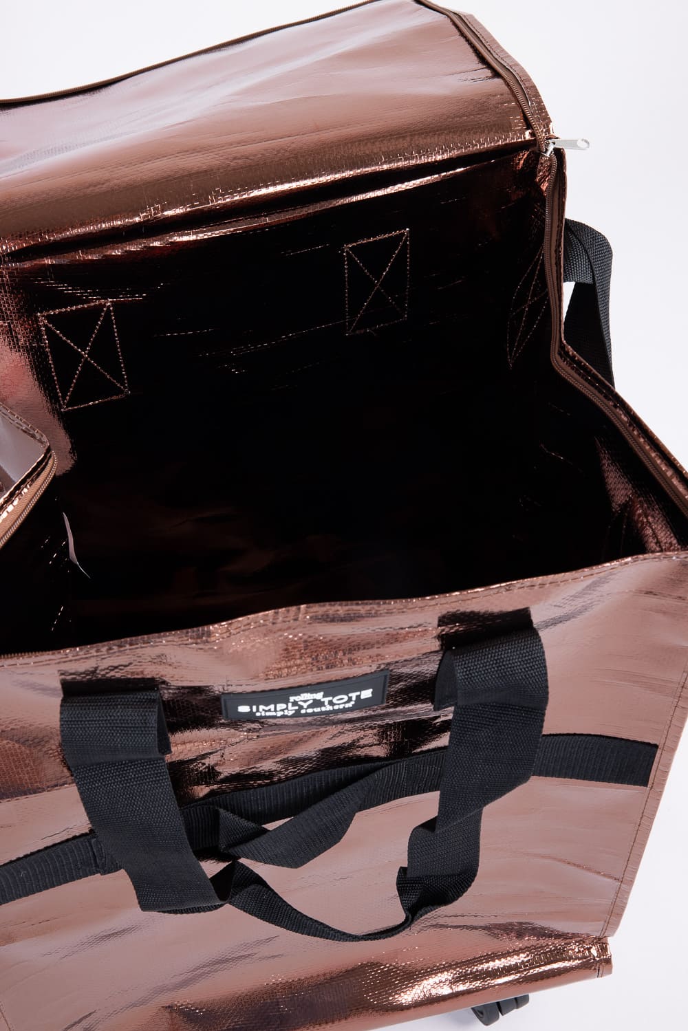 Simply Southern Rolling Tote Bag in Umber