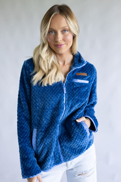 Simply Southern Simply Soft Jacket for Women in Dark Blue