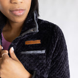 Simply Southern Simply Soft Pullover for Women in Black