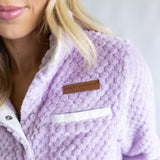 Simply Southern Simply Soft Pullover for Women in Lilac Purple