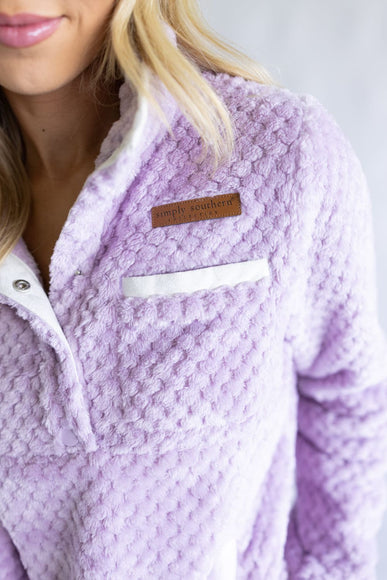Simply Southern Simply Soft Pullover for Women in Lilac Purple