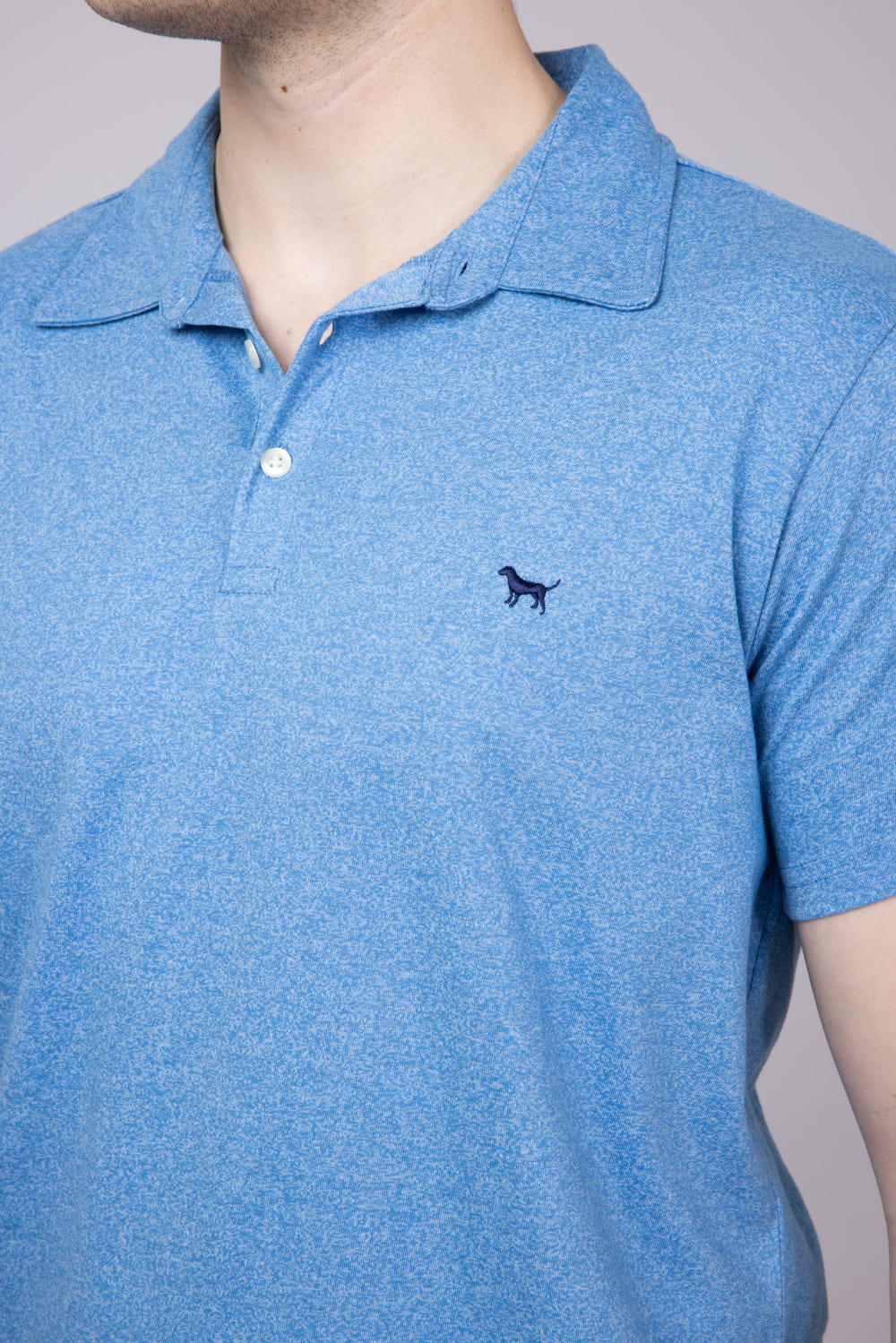 Men's Simply Southern Solid Polo for Men in Blue