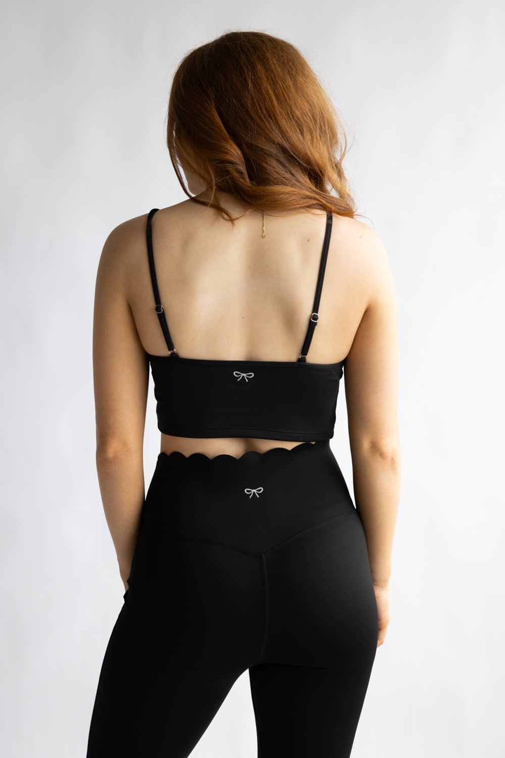 Simply Southern Squareneck Sports Top for Women in Black
