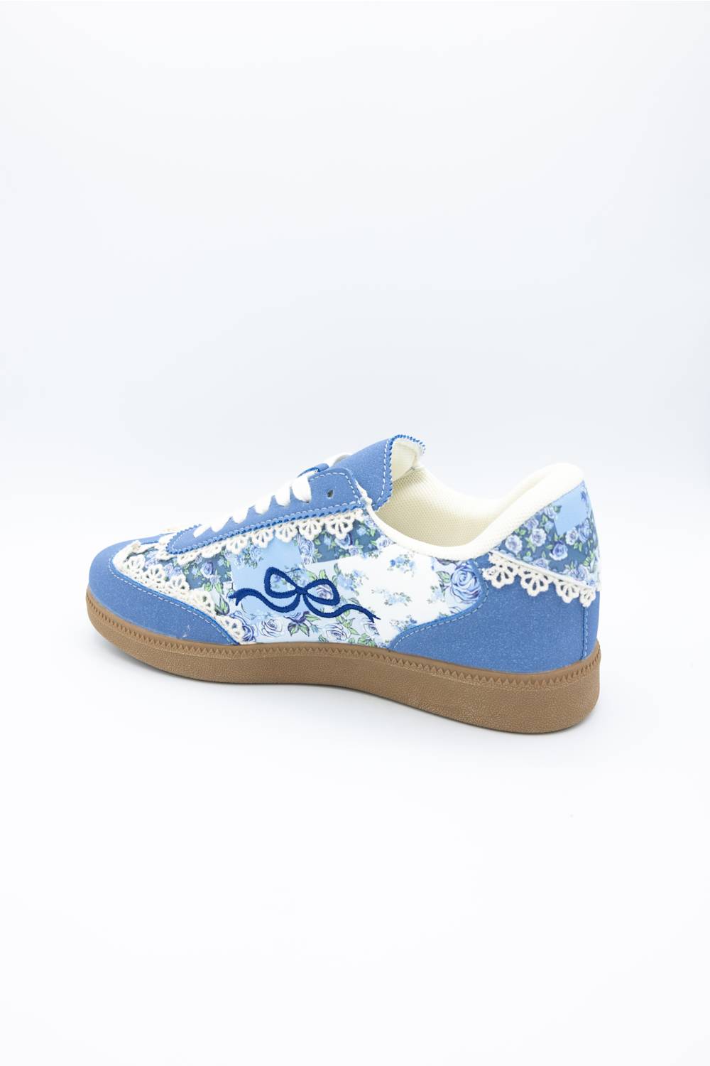 Simply Southern Summer Sneakers for Women in Blue Bow