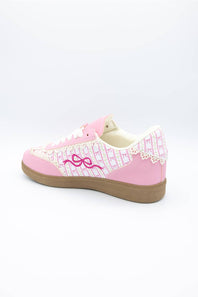 Simply Southern Summer Sneakers for Women in Pink Bow