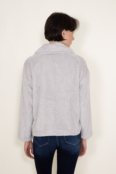 Simply Southern Soft Cropped Shacket for Women in Grey