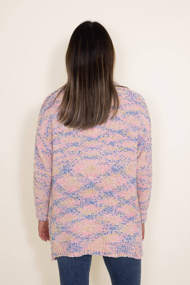 Women Simply Southern Tutti Frutti Cardigan for Women in Pink Multi