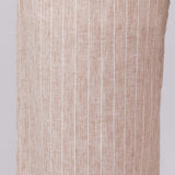 Smocked Waist Linen Pants for Women in Almond