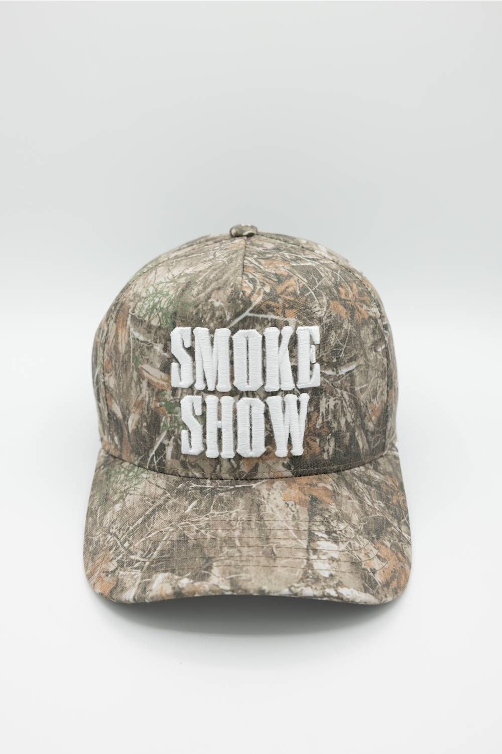 Smoke Show Trucker Hat for Women in Dark Camo
