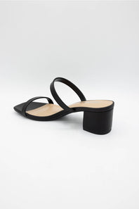 Soda Verlin Block Heels for Women in Black