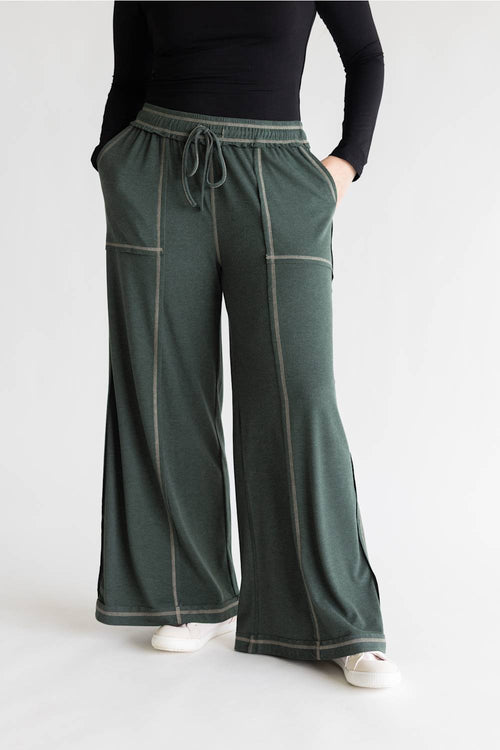 Final Touch Soft Wide Leg Lounge Pants for Women