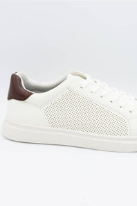 Steve Madden Philip Lace Up Sneakers for Men in White