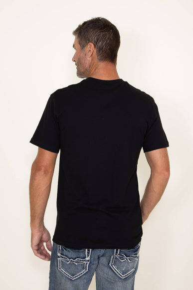 Moto Parts Graphic T-Shirt for Men in Black