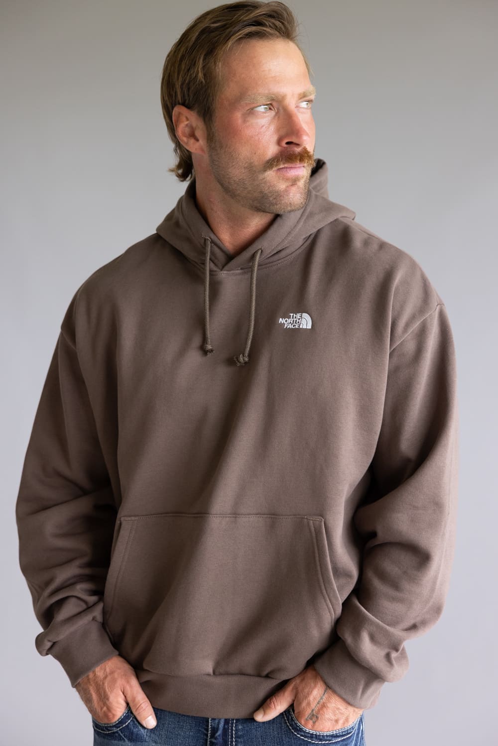 The North Face Evolution Oversized Hoodie for Men in Brown