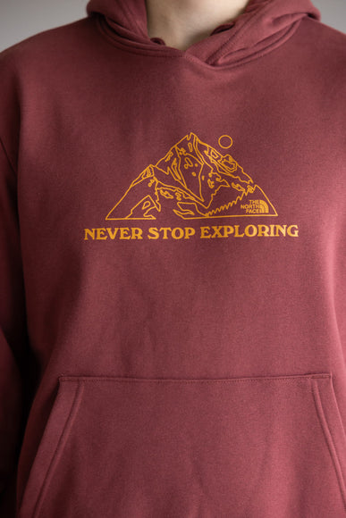 The North Face Evolution Mountain Hoodie for Men in Red
