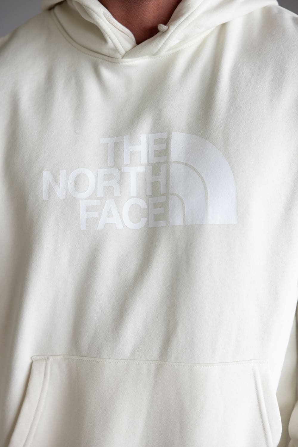The North Face Half Dome Hoodie for Men in White Dune