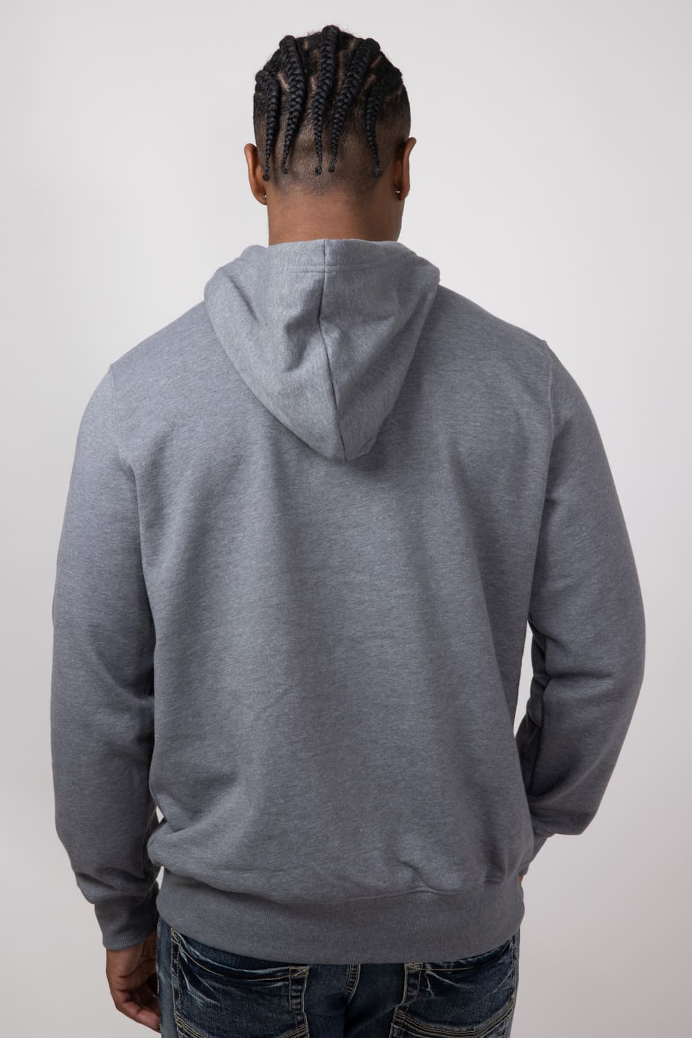 The North Face Half Dome Hoodie for Men in Grey Heather 