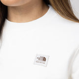 The North Face Heritage Patch Sweatshirt for Women in White Dune