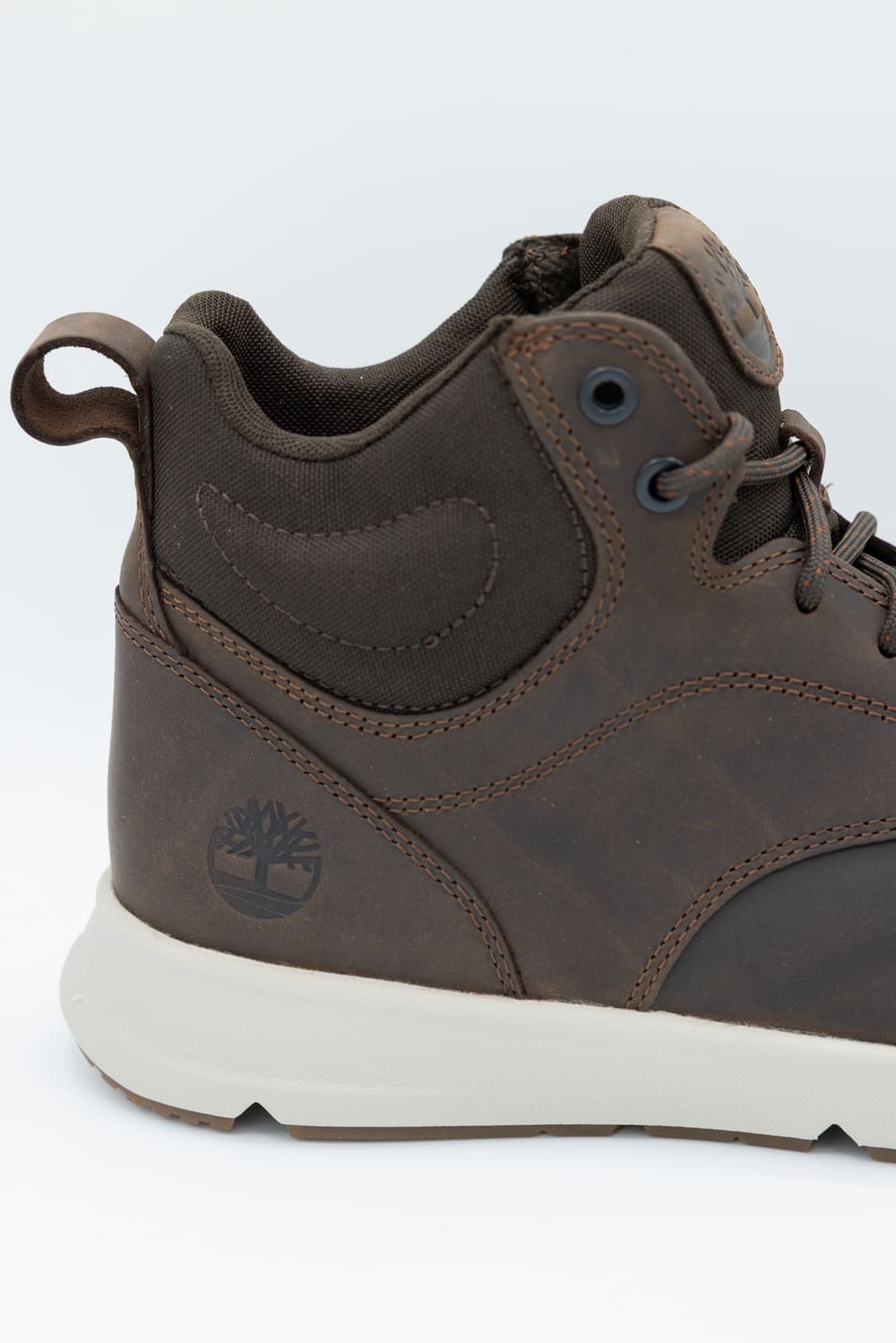 Timberland Parker Street Mid Sneaker Boots for Men in Dark Brown