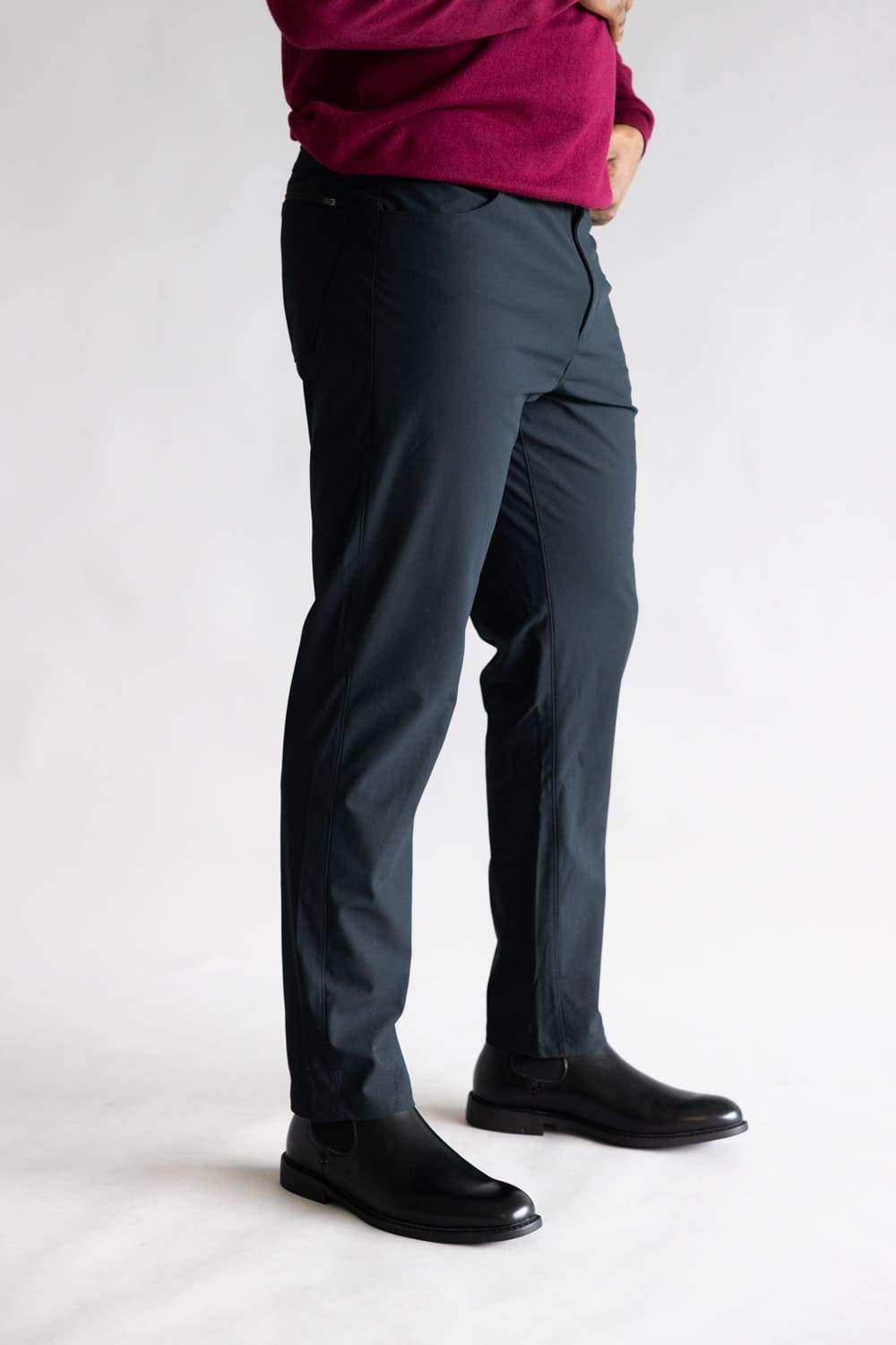 Tricot Prime Time Performance Pants for Men in Black