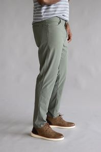 Tricot Prime Time Performance Pants for Men in Dusty Olive