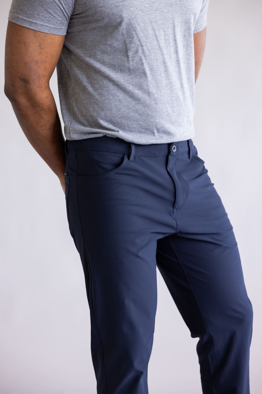 Tricot Prime Time Performance Pants for Men in Navy