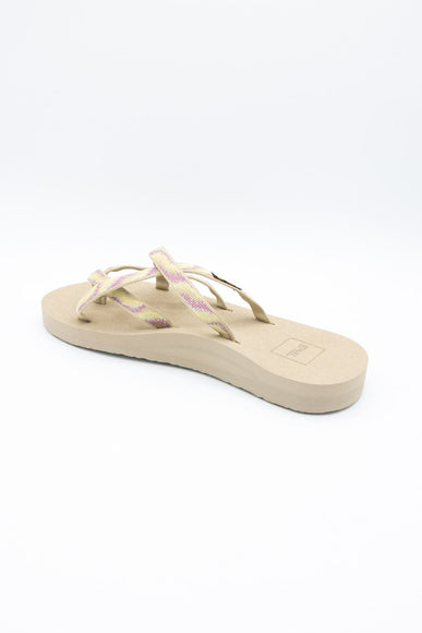 Teva Olowahu Sandals for Women in Neon Wave Peach Ice
