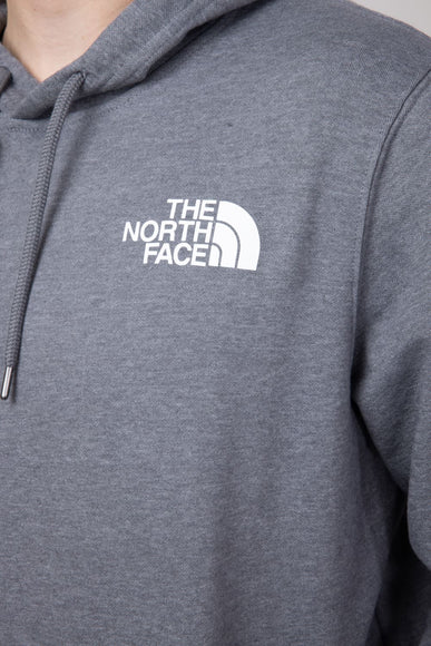The North Face Box Logo Hoodie for Men in Grey