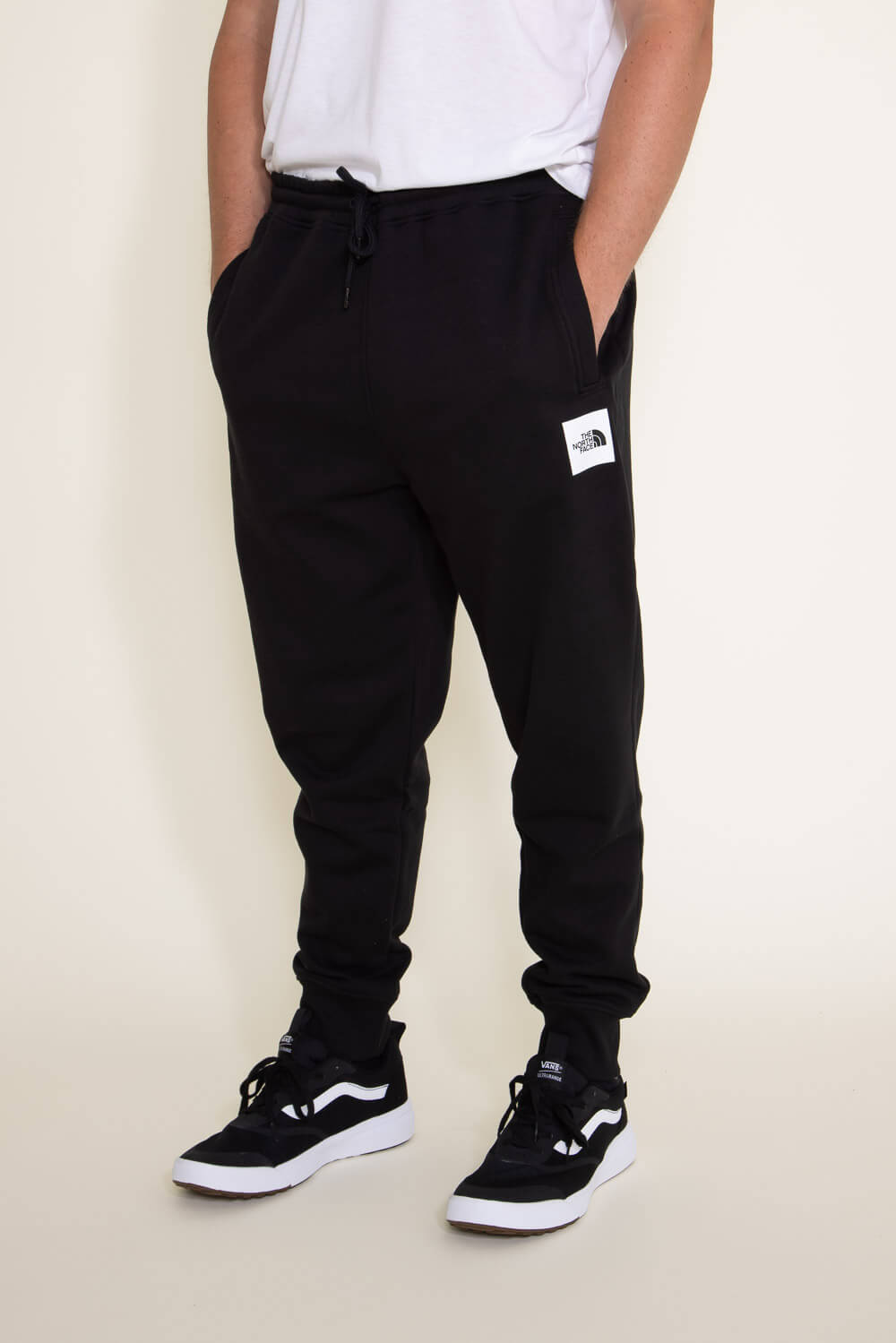 The North Face Box Logo Joggers for Men in Black