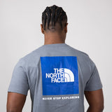 The North Face Box Logo T-Shirt for Men in Grey