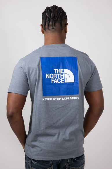 The North Face Box Logo T-Shirt for Men in Grey