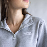 The North Face Evolution ¼ Zip for Women in Heather Grey