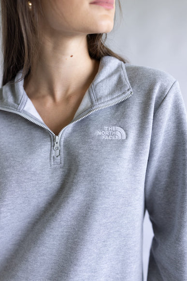 The North Face Evolution ¼ Zip for Women in Heather Grey