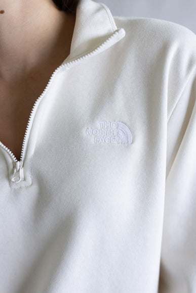 The North Face Evolution ¼ Zip for Women in White Dune