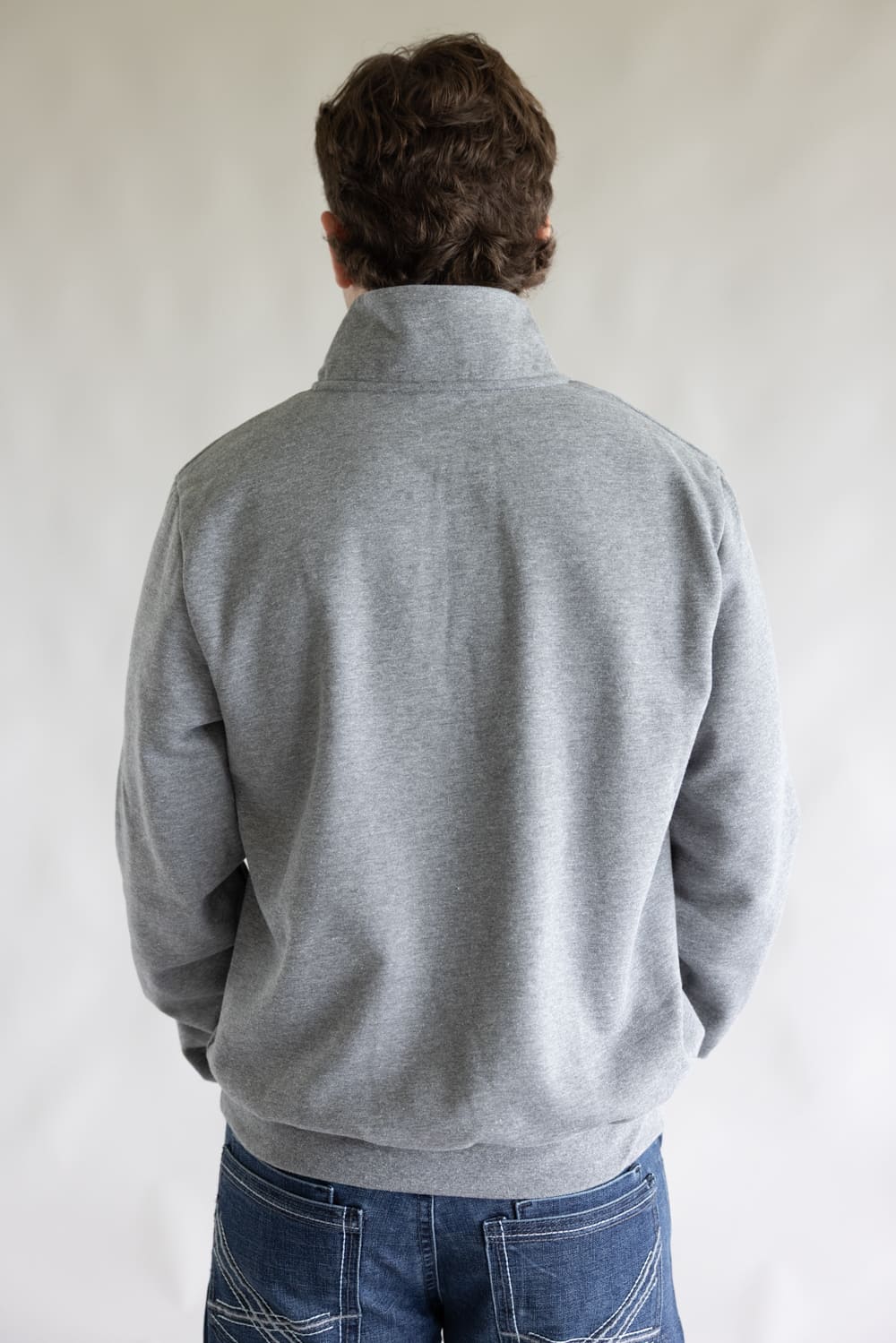 The North Face Evolution Simple Dome ¼ Zip Neck for Men in Grey