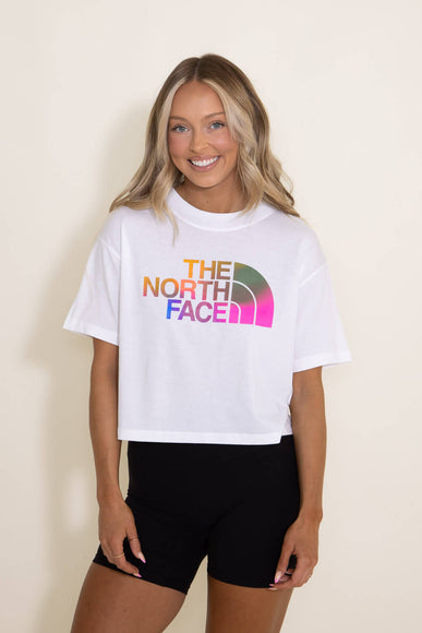 The North Face Pride Half Dome Cropped T-shirt for Women in White