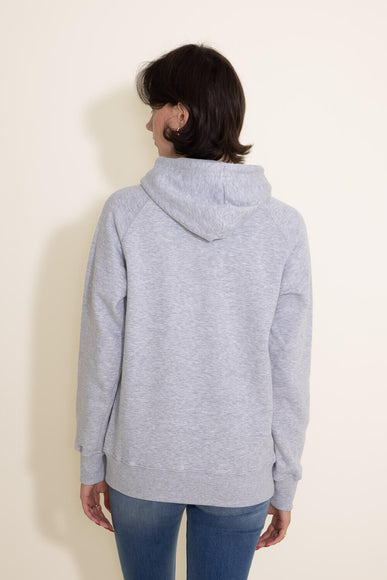 The North Face Half Dome Hoodie for Women in Light Grey