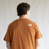 The North Face Half Dome T-Shirt for Men in Burnt Orange