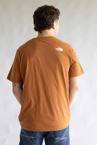The North Face Half Dome T-Shirt for Men in Burnt Orange