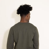 The North Face Heritage Patch Sweatshirt for Men in Green