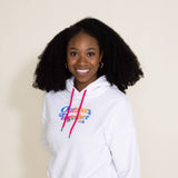 The North Face Pride Hoodie for Women in White 