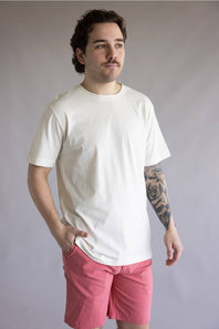 The North Face Red White & Blue Tee for Men in White Dune