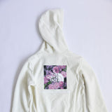 The North Face Teen Evolution Box Hoodie in White Dune