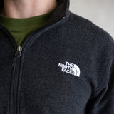 The North Face Textured Cap Rock Quarter Zip for Men in Black Heather