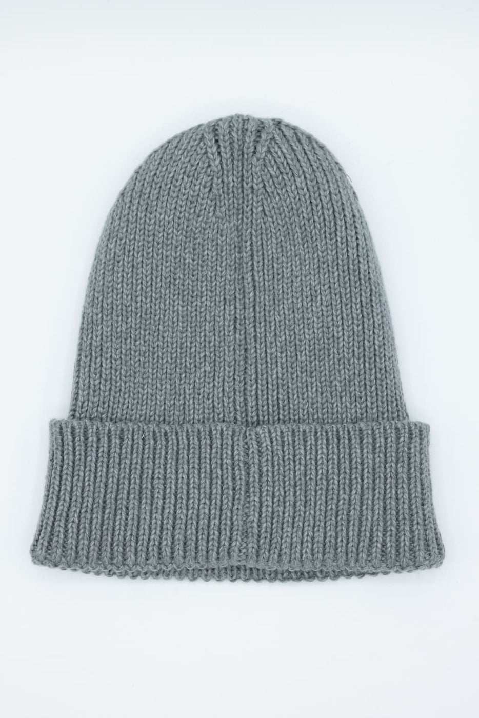 The North Face Youth Logo Cuffed Beanie in Grey Heather