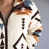 Thread & Supply Canyon Jacket for Women in Cream Hazel Aztec