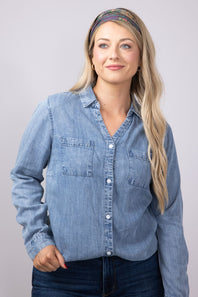 Thread & Supply Ginger Top for Women in Dark Indigo