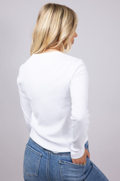 Thread & Supply Jess Long Sleeve Shirt for Women in White