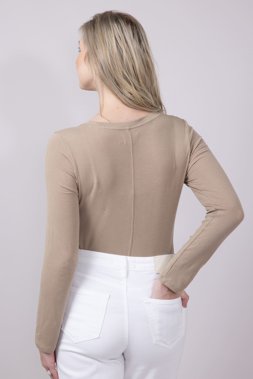 Thread & Supply Lauren Shirt for Women in Taupe