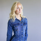 Thread & Supply Norma Denim Dress for Women in Dark Wash